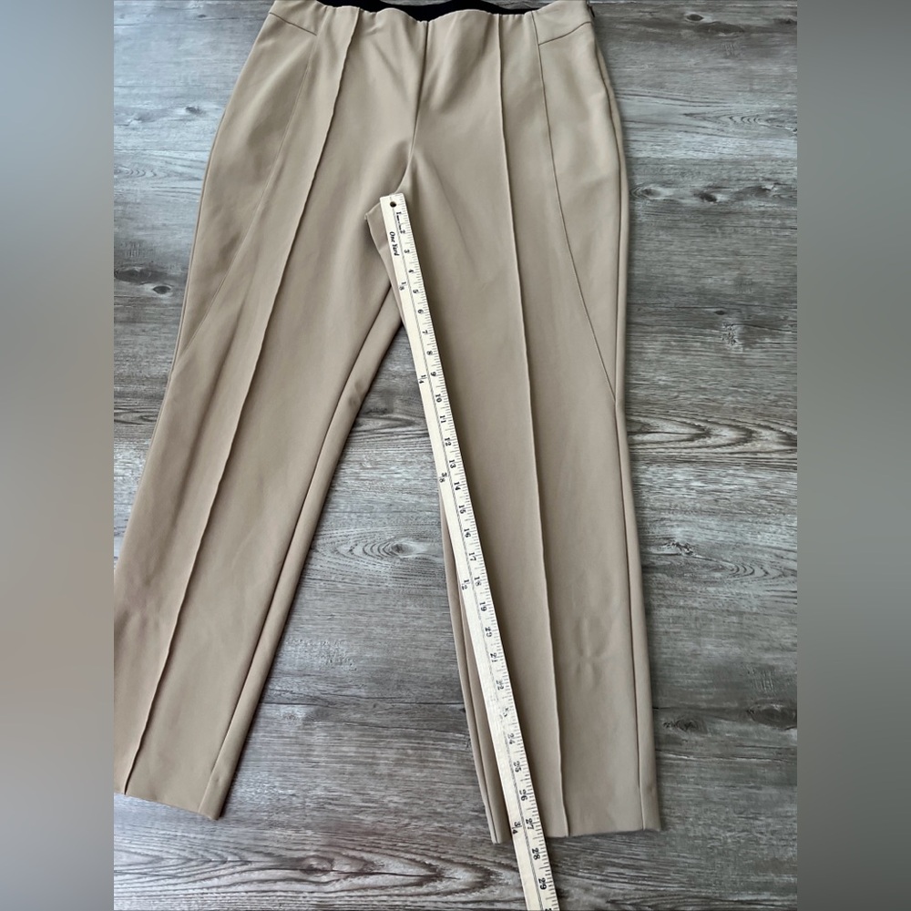 Lafayette 148 New York Gramercy Acclaimed Stretch Pant Womens 12 Tan - Picture 3 of 16